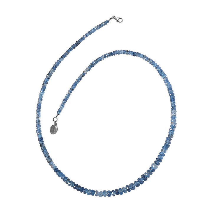 Appraised and Certified 950 Platinum AAAA Santamaria Aquamarine Necklace (Size - 18) 68.09 Ct. 7669079 1