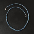 950 Platinum  AAAA  Santamaria Aquamarine  Necklace (Size - 18) 68.09 ct,  Platinum Wt. 1.28 Gms  68.090  Ct.