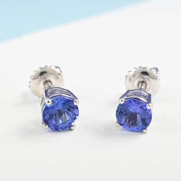 Certified and Appraised RHAPSODY 950 Platinum 1.10 Ct AAAA Tanzanite  Earring, Platinum 1.47 grams 7272413 2