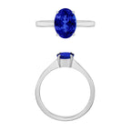 950 Platinum  AAAA  Tanzanite  Ring 1.35 ct,  Platinum Wt. 5.5 Gms  1.350  Ct.