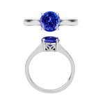 950 Platinum  AAAA  Tanzanite  Ring 1.45 ct,  Platinum Wt. 5.5 Gms  1.450  Ct.
