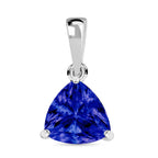 950 Platinum AAAA Tanzanite Solitaire Pendant 3.29 Ct.