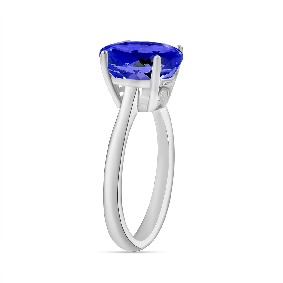 RHAPSODY 950 Platinum AAAA Tanzanite Solitaire Ring 7716729 2