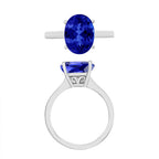 950 Platinum  AAAA  Tanzanite  Solitaire Ring 3.05 ct,  Platinum Wt. 5.5 Gms  3.050  Ct.