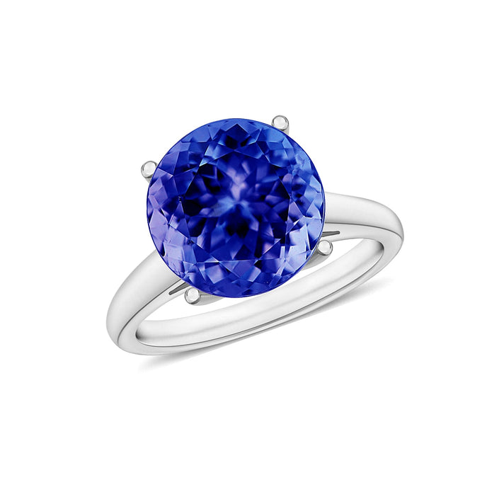 950 Platinum AAAA Tanzanite Solitaire Ring in Platinum Wt. 5.5 grams, 3.70 Ct 8009968 1