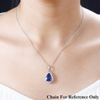 RHAPSODY 950 Platinum AAAA Tanzanite & Diamond (VS-E-F) Pendant 5.40 Ct.