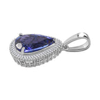 RHAPSODY 950 Platinum AAAA Tanzanite & Diamond (VS-E-F) Pendant 5.40 Ct.