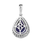 RHAPSODY 950 Platinum AAAA Tanzanite & Diamond (VS-E-F) Pendant 5.40 Ct.