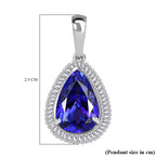 RHAPSODY 950 Platinum AAAA Tanzanite & Diamond (VS-E-F) Pendant 5.40 Ct.