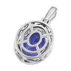 RHAPSODY - 950 Platinum AAAA Tanzanite & (VS-E-F) White Diamond Pendant 2.85 Ct, Platinum Wt. 3.15 Gms