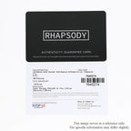RHAPSODY 950 Platinum AGI Certified AAAA Tanzanite & White Diamond (VS-E-F) Pendant 3.65 Ct.