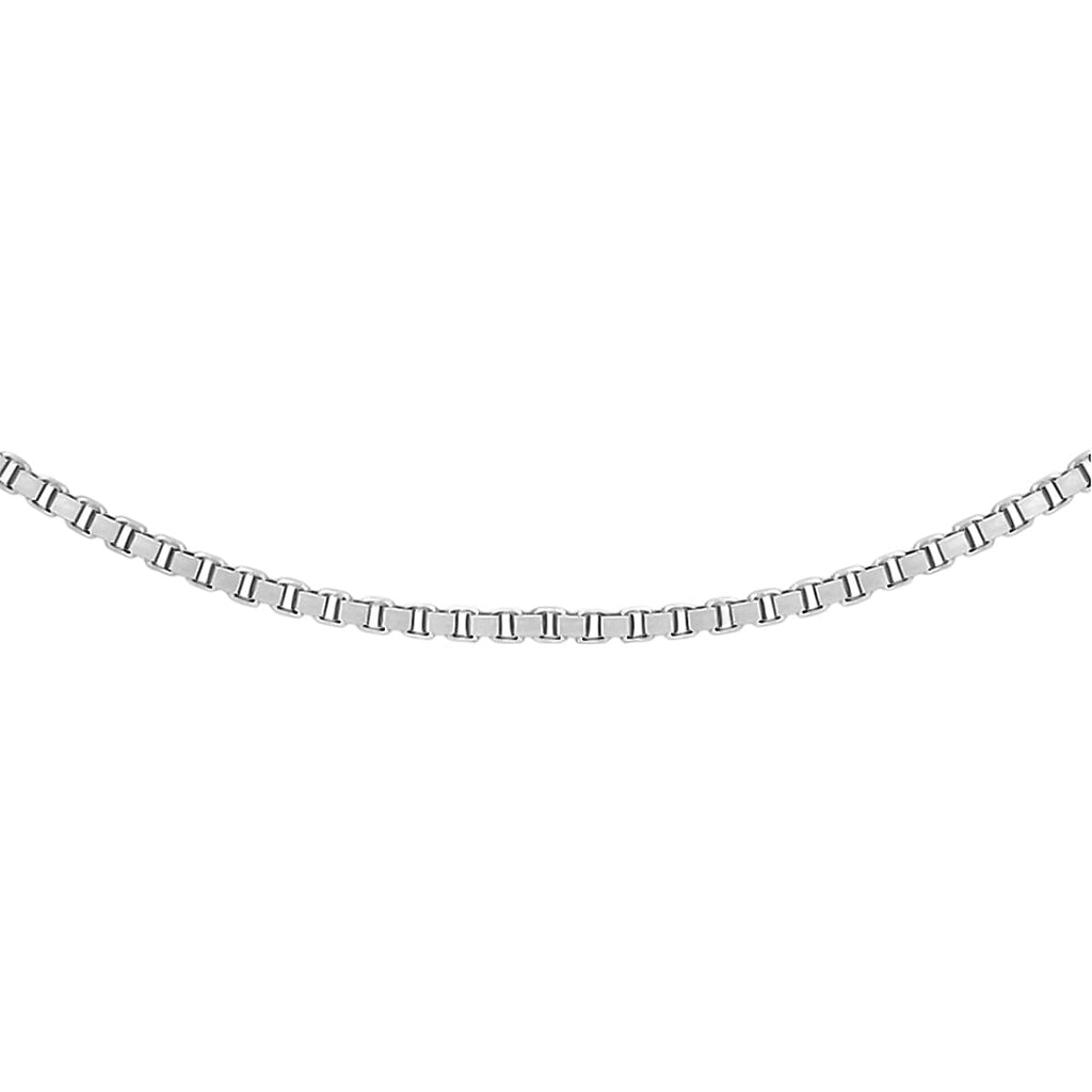 Limited Stock - 950 Platinum Box Venetian Chain (Size - 20), Platinum Wt. 4.3 Gms