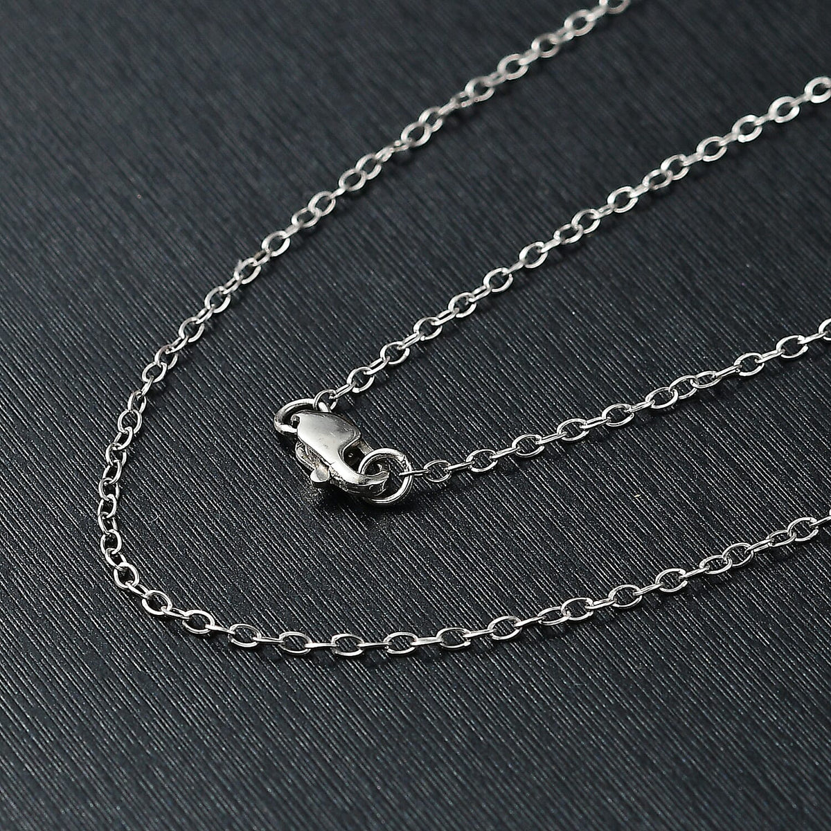 950 Platinum Oval Link Necklace (Size - 20) 8114910 4