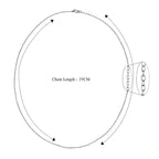 950 Platinum Oval Link Necklace (Size - 20)