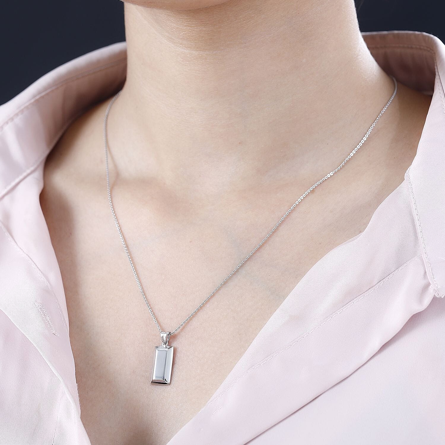 Black Friday Doorbuster - 950 Solid Platinum Ingot Pendant 3.35 Grams 7796438 3