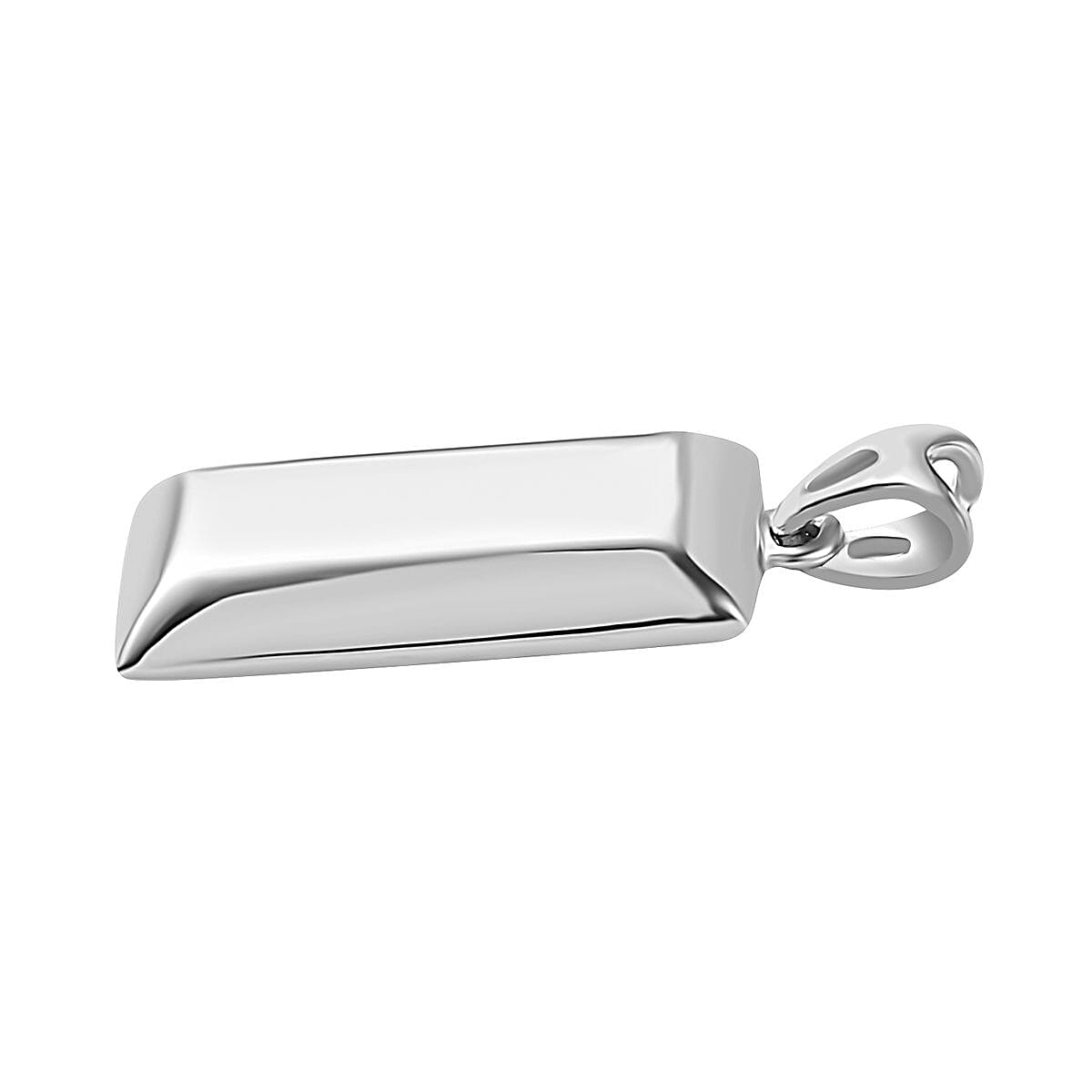 Black Friday Doorbuster - 950 Solid Platinum Ingot Pendant 3.35 Grams 7796438 4