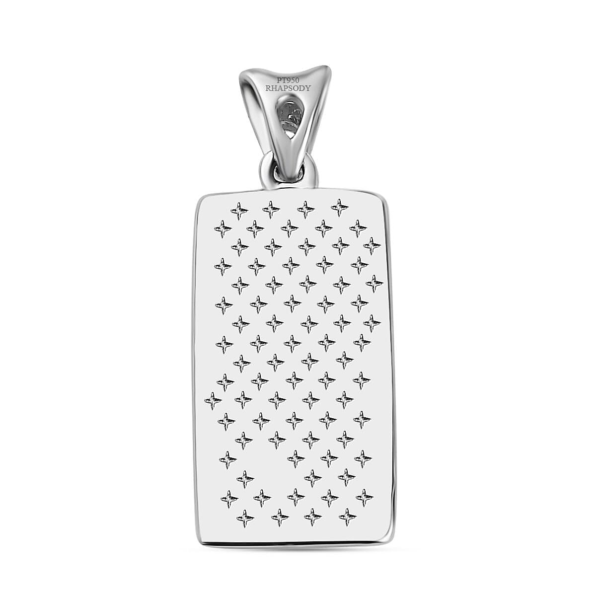 Black Friday Doorbuster - 950 Solid Platinum Ingot Pendant 3.35 Grams 7796438 5