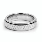 CloseOut Deal - Rhapsody 950 Platinum Spinner Band Ring