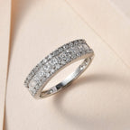 Biggest Close Out- 950 Platinum SGL Certified Diamond I1-I2-G-H Ring 1.00 Ct. Plt Wt 5.14 Grms