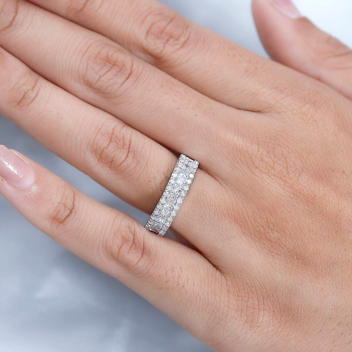 Biggest Close Out- 950 Platinum SGL Certified Diamond I1-I2-G-H Ring 1.00 Ct. Plt Wt 5.14 Grms 7656613 3