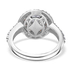 950 Platinum Lab Grown Pink Diamond VS - VS-EF Main Stone With Side Stone Ring Platinum Mix Metal Wt.7 Gms  3.000  Ct.