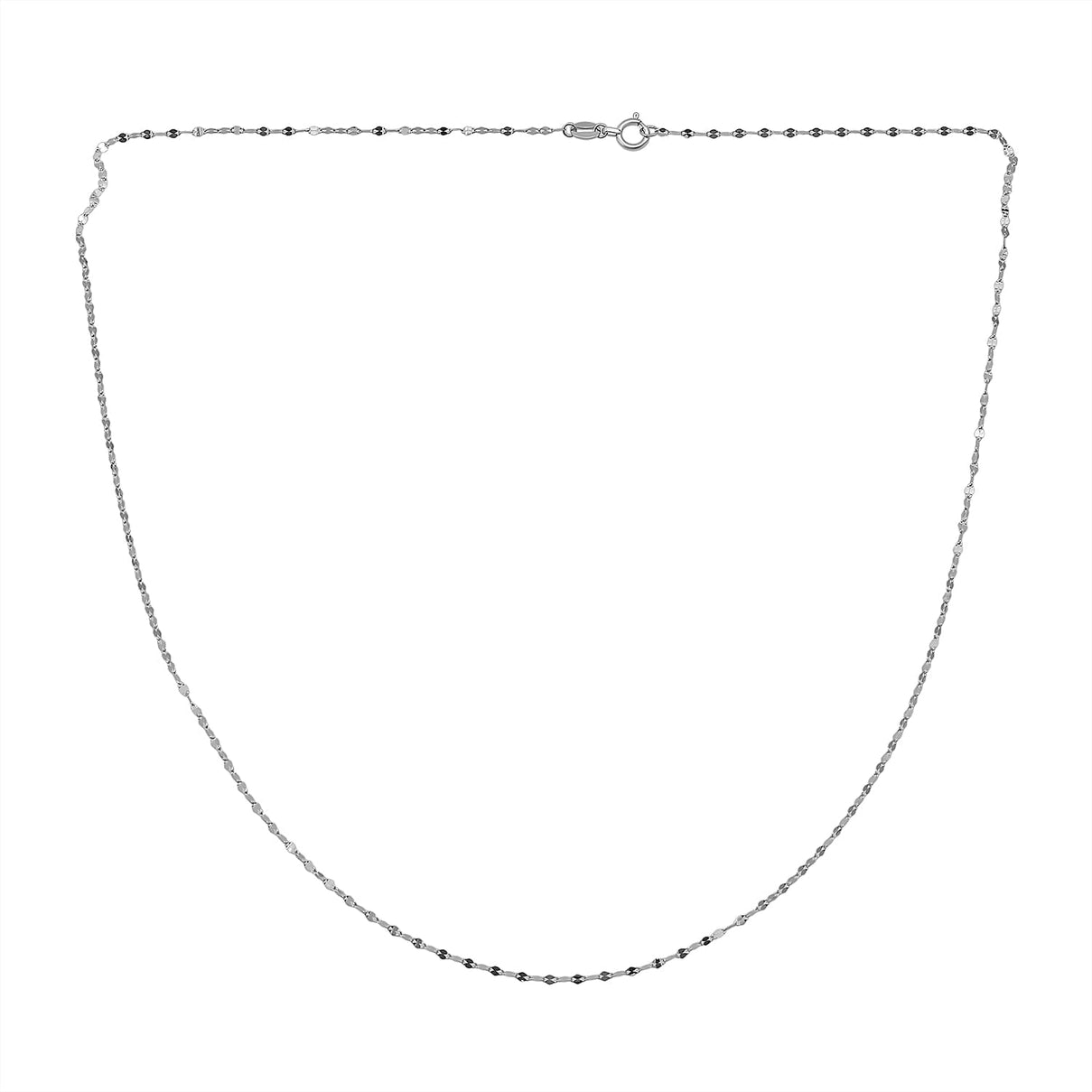 950 Platinum Necklace (Size 18) with Spring Ring Clasp 8378070 0