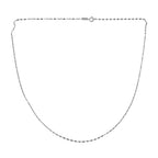 950 Platinum Necklace (Size 18) with Spring Ring Clasp