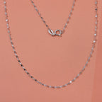 950 Platinum Necklace (Size 18) with Spring Ring Clasp