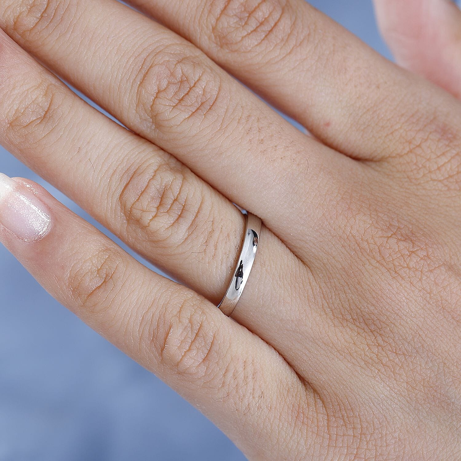 Hatton Garden Closeout - 950 Platinum Band Ring, Platinum Wt. 4.43 Gms 7776140 2