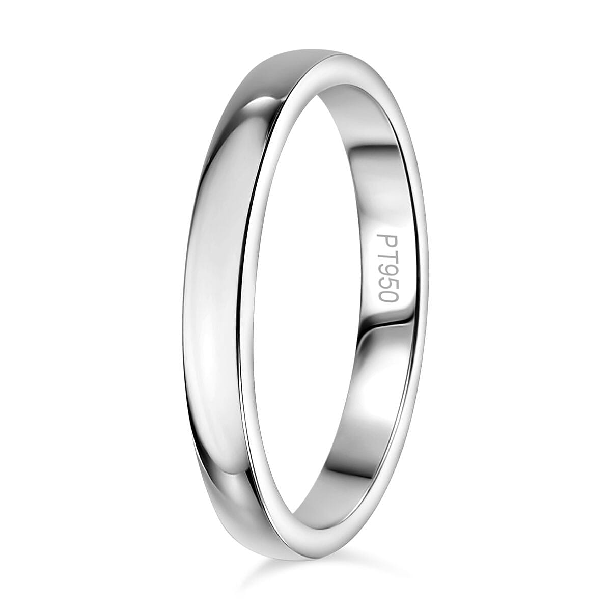Hatton Garden Closeout - 950 Platinum Band Ring, Platinum Wt. 4.43 Gms 7776140 3