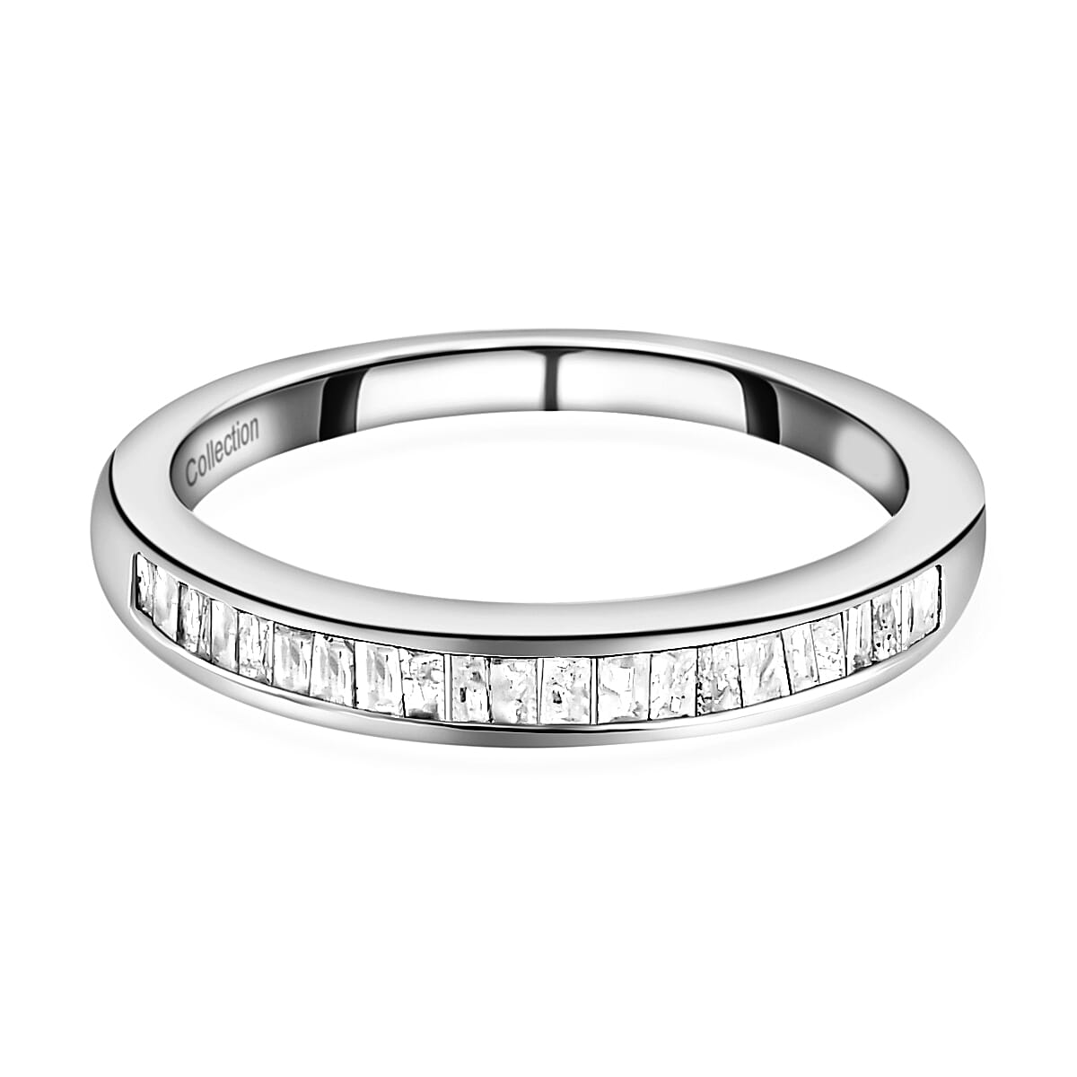 950 Platinum  SI  White Diamond  SI Ring 0.25 ct,  Platinum Wt. 2.91 Gms  0.250  Ct. 7759256 0