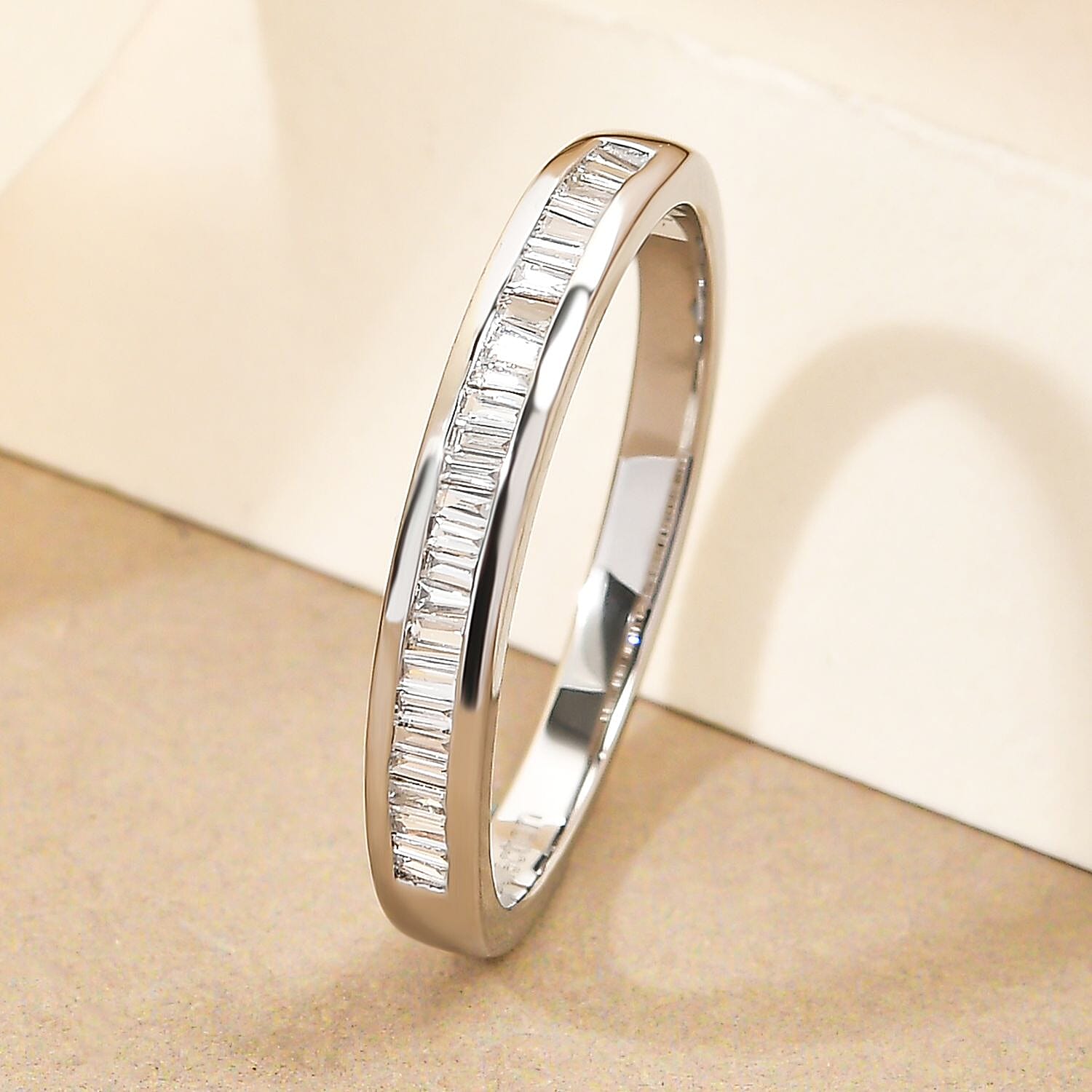 950 Platinum  SI  White Diamond  SI Ring 0.25 ct,  Platinum Wt. 2.91 Gms  0.250  Ct. 7759256 1