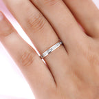950 Platinum  SI  White Diamond  SI Ring 0.25 ct,  Platinum Wt. 2.91 Gms  0.250  Ct.