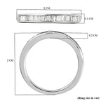 950 Platinum  SI  White Diamond  SI Ring 0.25 ct,  Platinum Wt. 2.91 Gms  0.250  Ct.