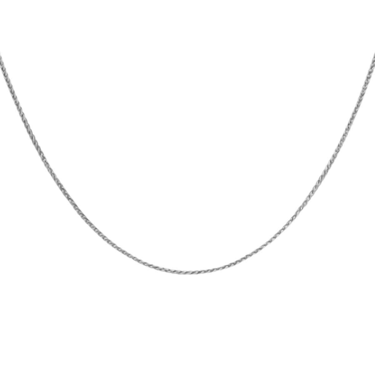 950 Platinum Spiga Chain (Size - 16), Platinum Wt. 3.5 Gms 7723039 1