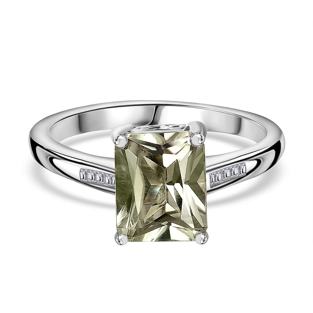 RHAPSODY  950 Platinum AAAA Turkizite & Diamond Ring 2.68 Ct.