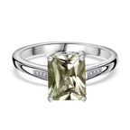 RHAPSODY  950 Platinum AAAA Turkizite & Diamond Ring 2.68 Ct.