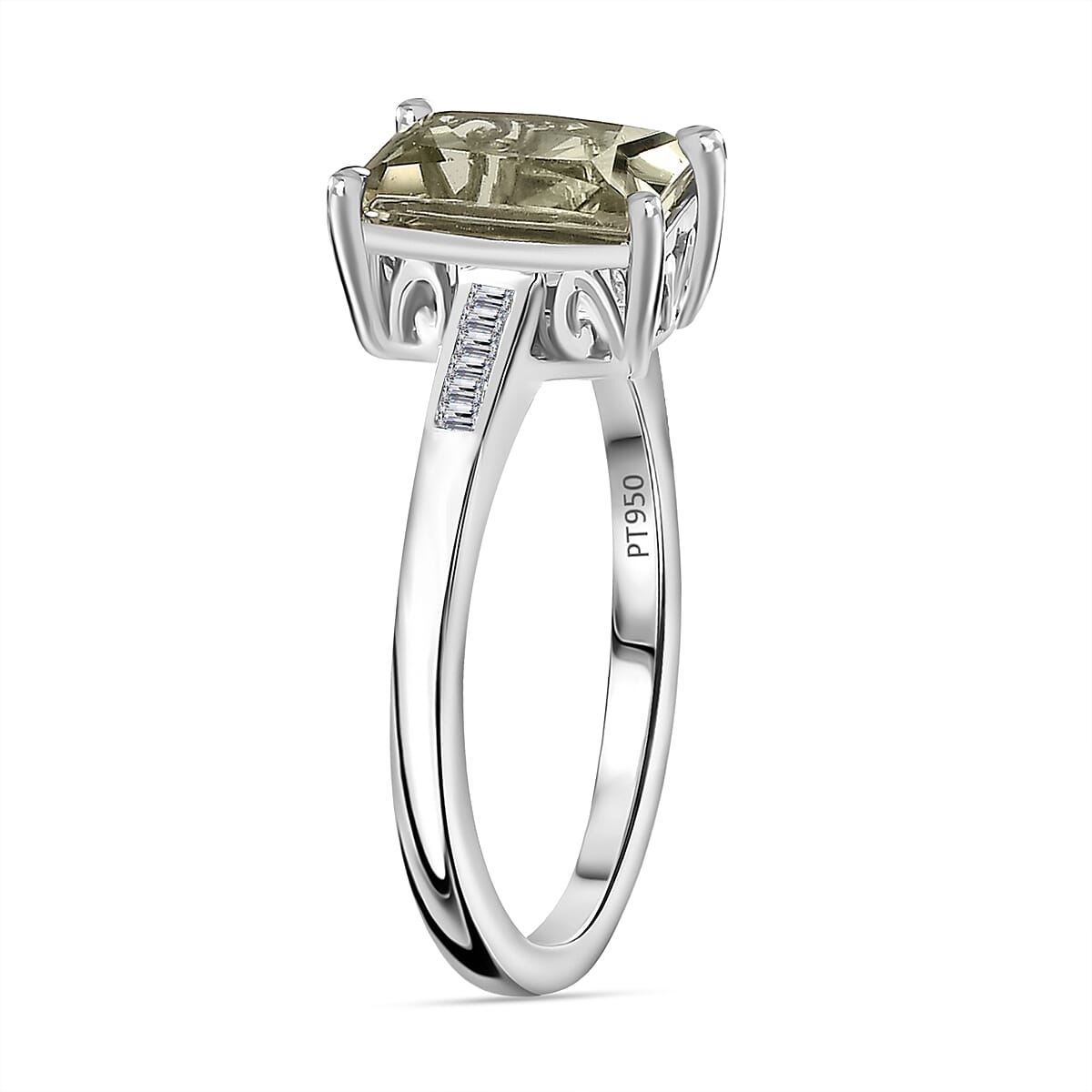 RHAPSODY 950 Platinum AAAA Turkizite and Diamond Ring 2.68 Ct. 7770143 3