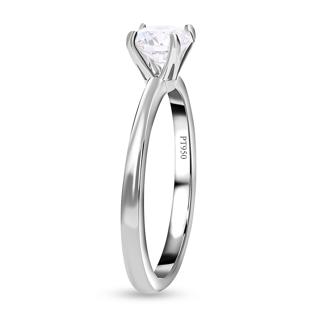 First Time Ever Luxuriant Diamond - 950 Platinum Certified Lab Grown Diamond (VS-E-F) Solitaire Ring 1.00 Ct. 7652574 2