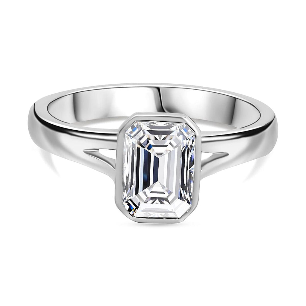 Luxuriant Diamond 950 Platinum Lab Grown Diamond (VS2-F) Solitaire Ring 3.00 Ct.