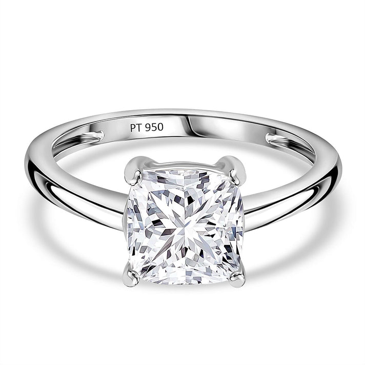 LUXURIANT 2 Ct. Lab Grown Diamond Solitaire Ring in 950 Platinum 8310208 1