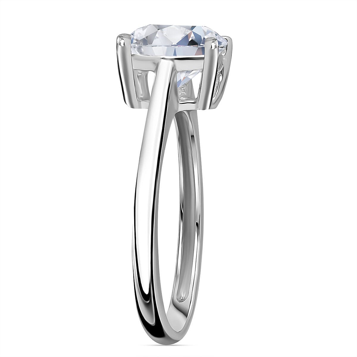 LUXURIANT 2 Ct. Lab Grown Diamond Solitaire Ring in 950 Platinum 8310208 3