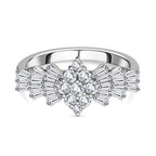 RHAPSODY - 950 Platinum White Diamond (VS-EF) IGI Certified Ring 1.00 Ct.