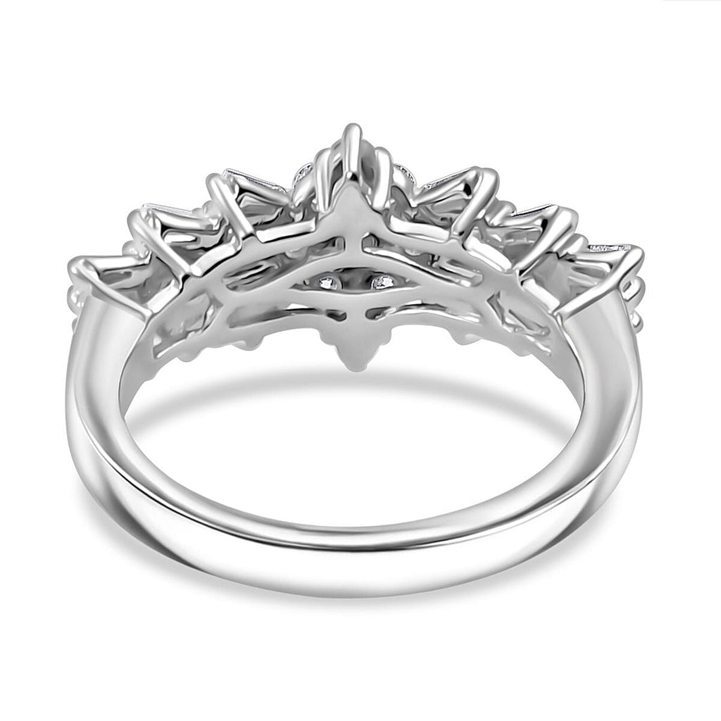 RHAPSODY - 950 Platinum White Diamond (VS-EF) IGI Certified Ring 1.00 Ct.