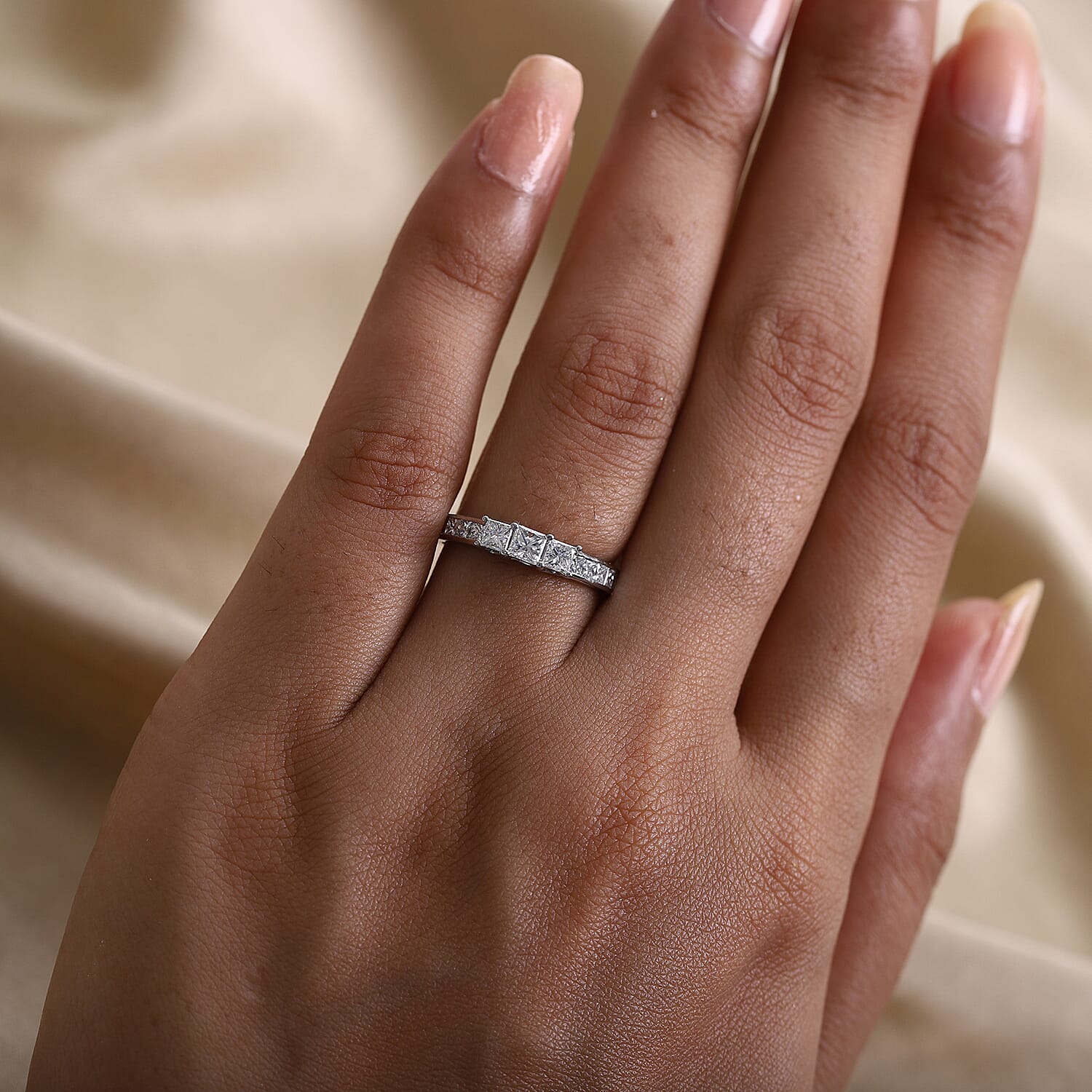RHAPSODY 950 Platinum IGI Certified Diamond (VS-E-F) Ring 1.04 Ct. 7759261 2