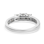 RHAPSODY 950 Platinum IGI Certified Diamond (VS-E-F) Ring 1.04 Ct.