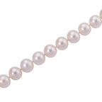 Rhapsody 950 Platinum AAAA White Edison Pearl (9-11mm) Necklace (Size 20) with Lobster Clasp