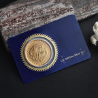 999 Fine Silver Maple Leaf Coin in Yellow Gold Plating, Silver Wt. 10.00 Gms.