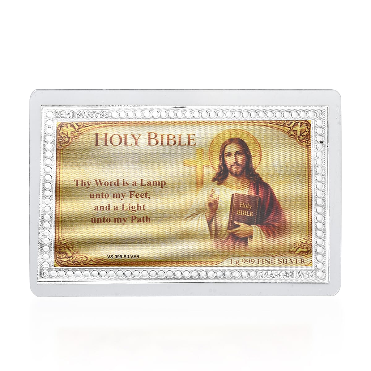 999 Pure Silver (99.9% Purity) Holy Bible Collectible 8437562 0