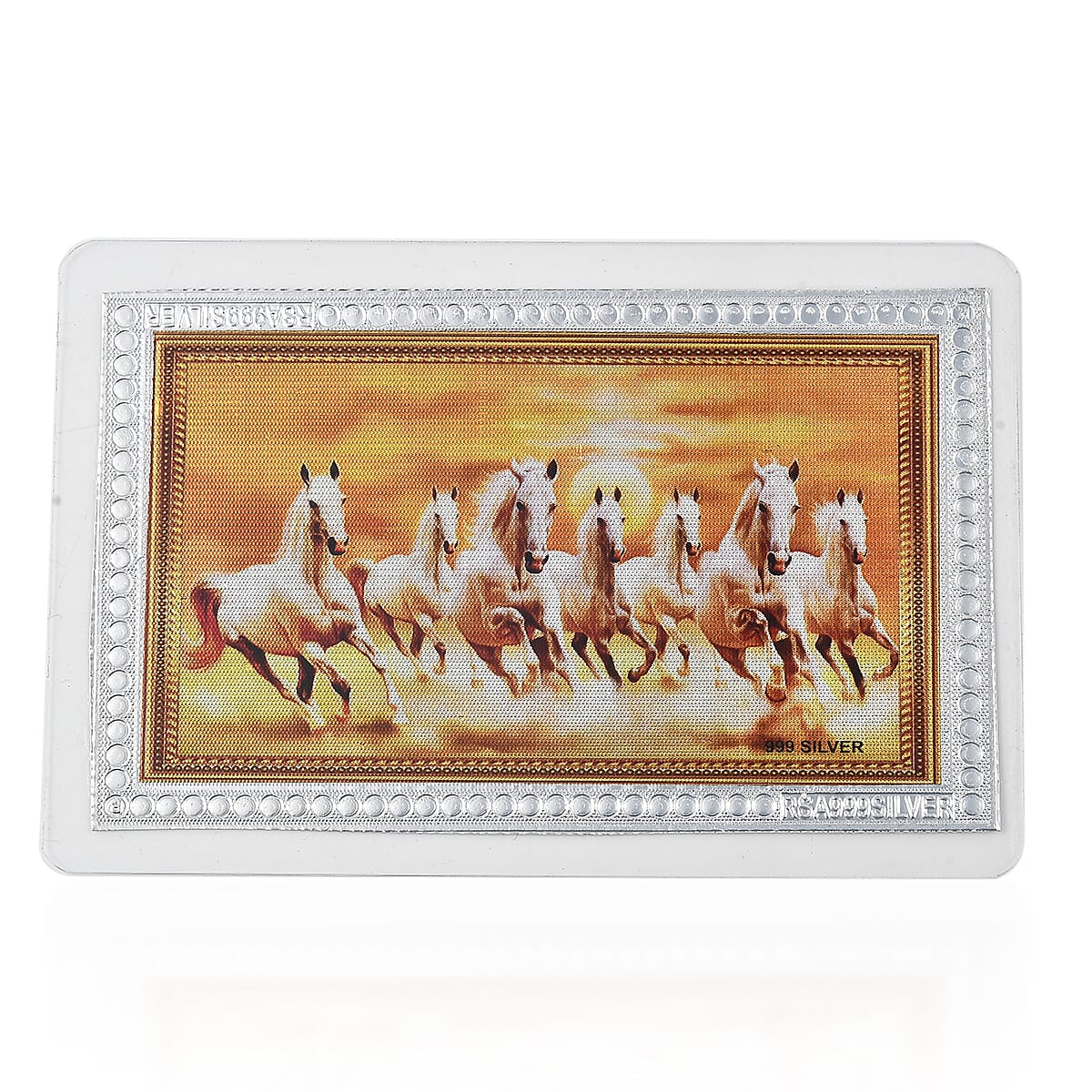 999 Pure Silver (99.9% Purity) Horses Collectible 8378290 0